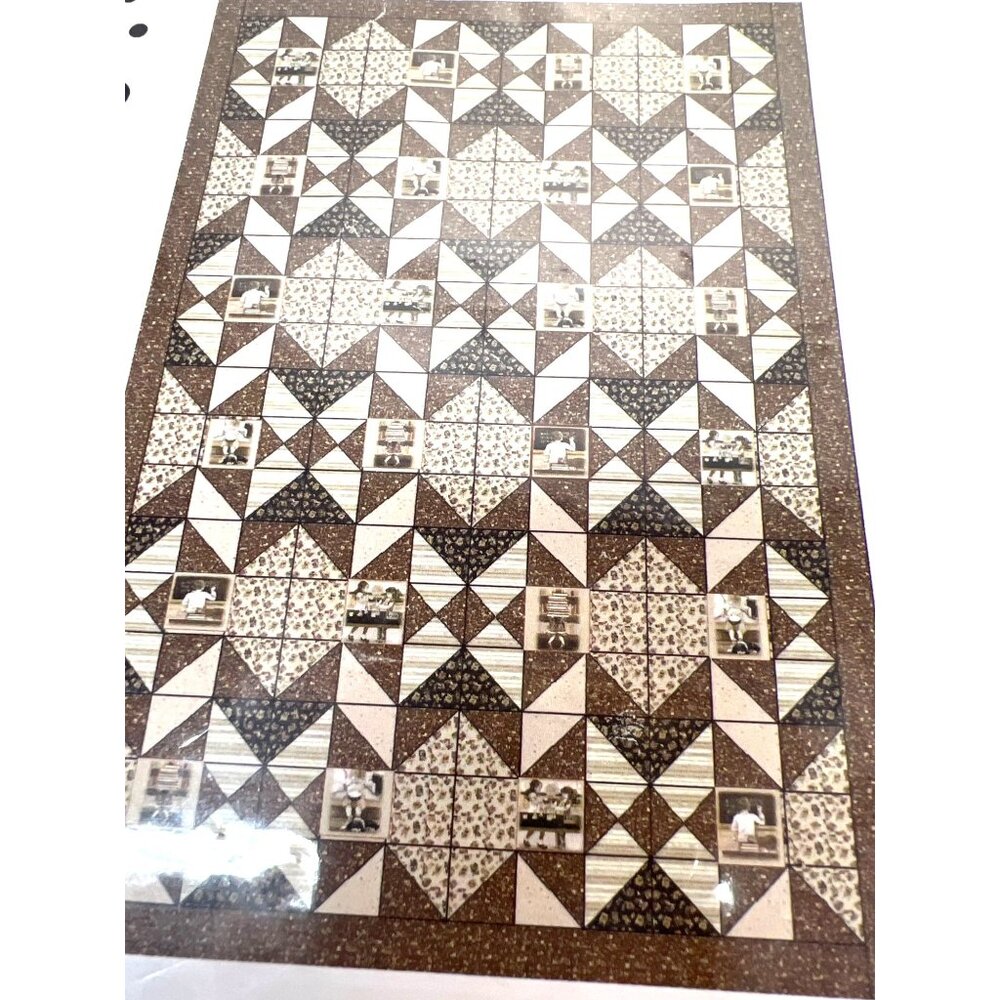 Chocolate Crunch Quilt Pattern By Nan Baker 40" X 58" Skill Level Intermediate